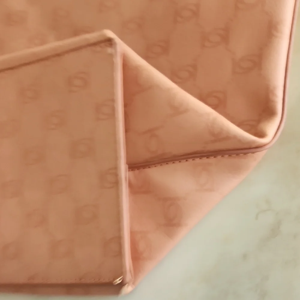 Large BEBE Peachy Pink Tote Bag